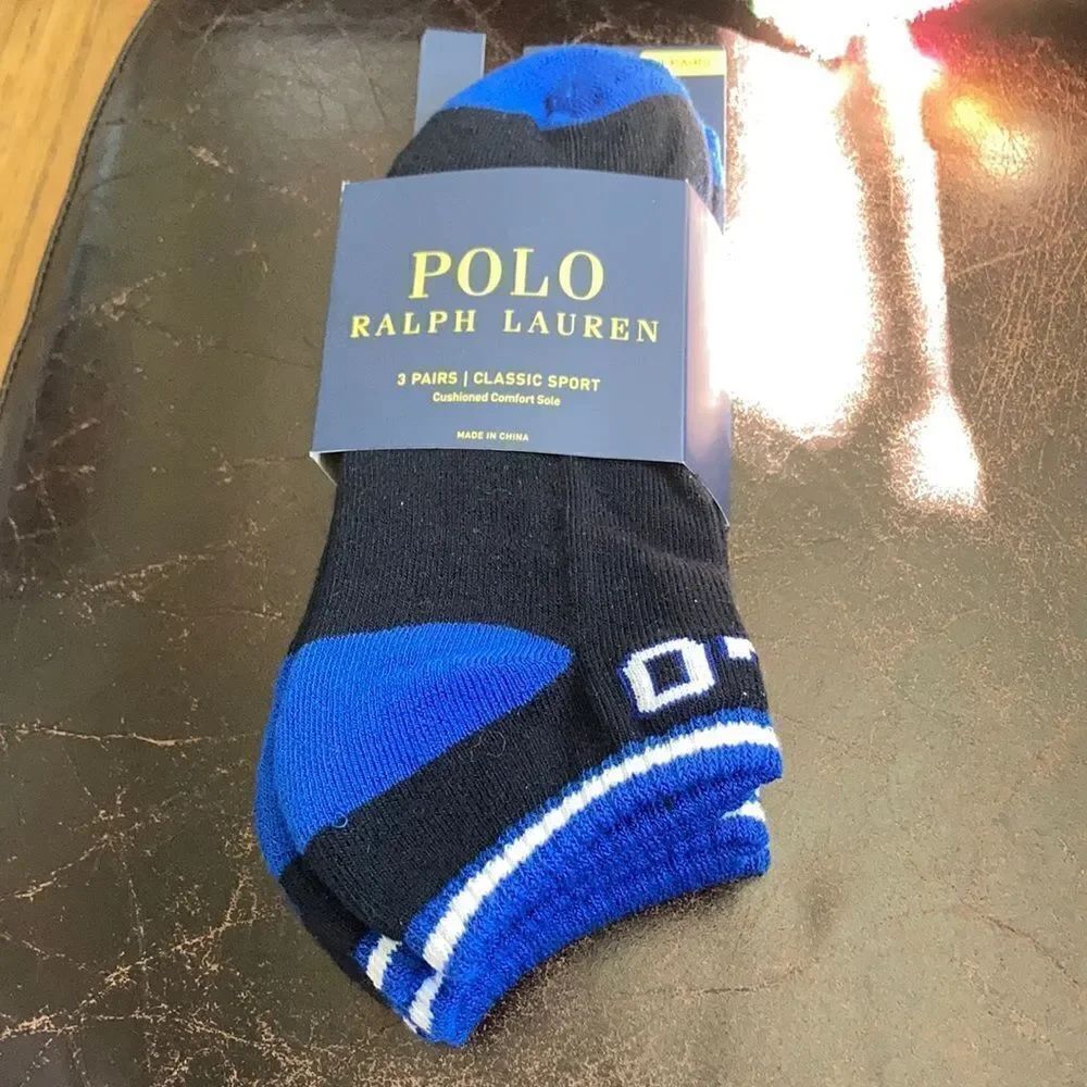 Polo Ralph Lauren Classic Sport No Show Socks 3pk